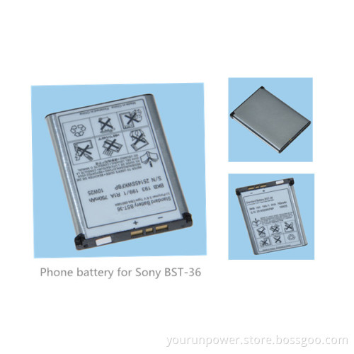 Cellphone Battery for Sony-Er Bst-36 J300c